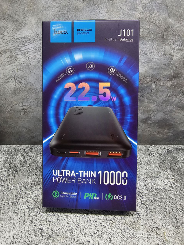 Внешний аккумулятор Hoco  J101 Astute, 10000мАч