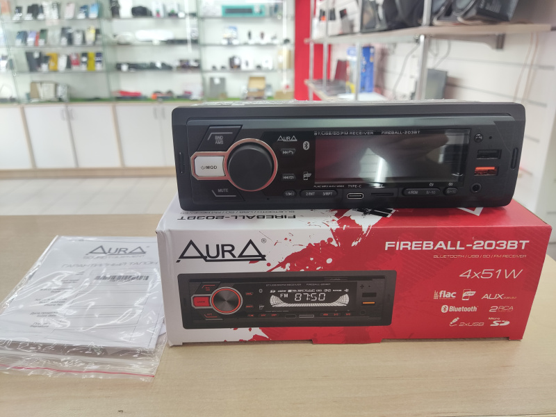 Автомагнитола AURA tools FIREBALL