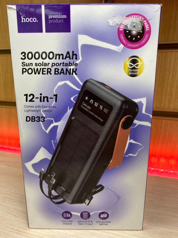 Внешний аккумулятор Hoco DB33 30000 mAh