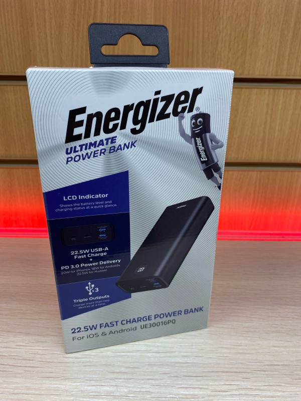 Внешний аккумулятор Energizer UE30016PQ 30000 mAh