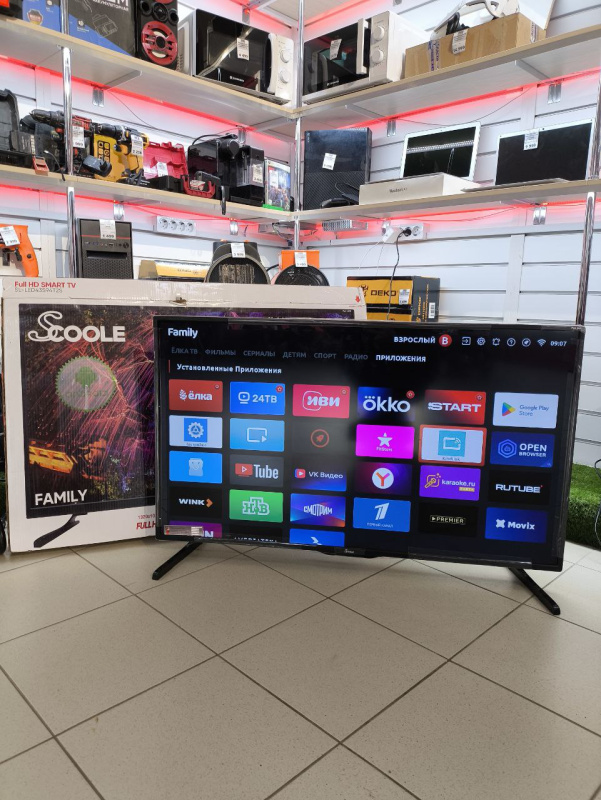 Телевизор Scoole SL-LED43S94T2S