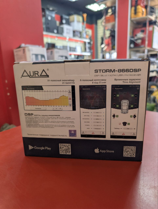 Автомагнитола AURA tools storm 866dsp