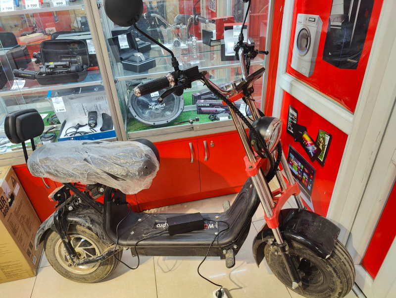 Электроскутер   Wolong c3 pro