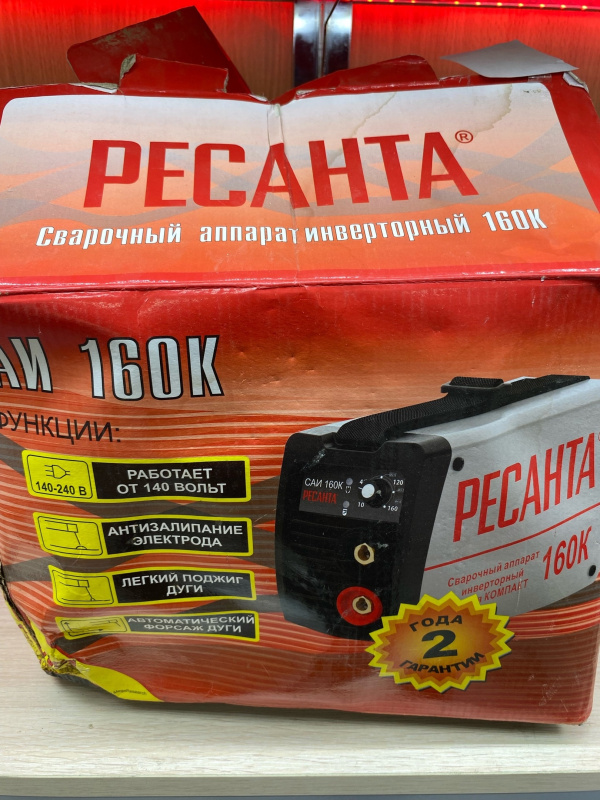 Сварочный аппарат - инвертор ММА Ресанта 160К